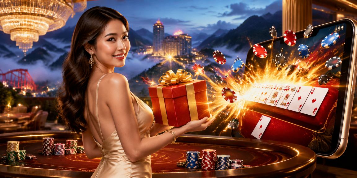 Pemain bermain rummy bergaya Melayu di kawasan peranginan Genting Highlands