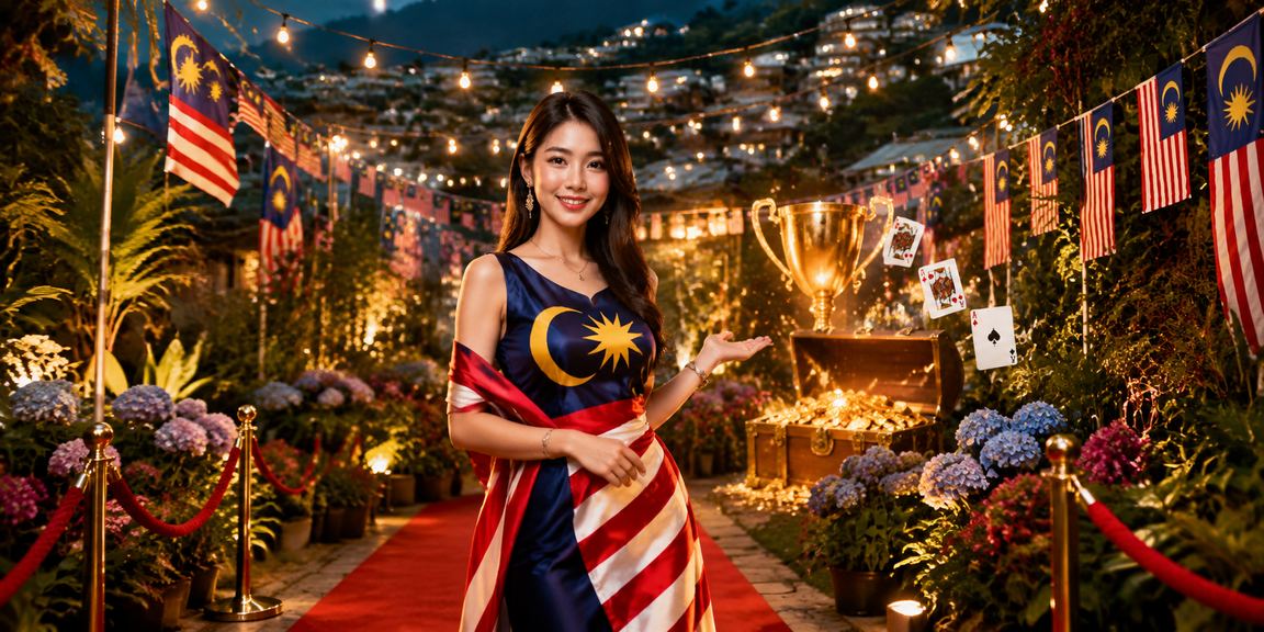 Pemain Malaysia menikmati permainan kad teen patti dalam suasana kasino yang meriah