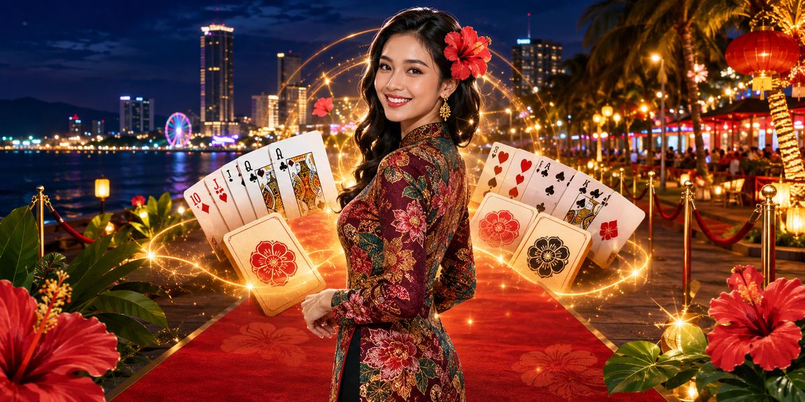 Pemain rummy berpakaian batik menikmati permainan kad di Pulau Pinang