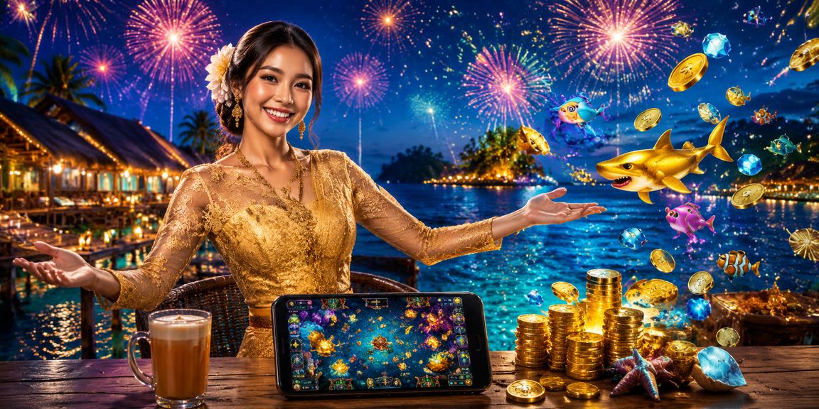 Peminat permainan memancing dalam talian berbaju kebaya di Sabah
